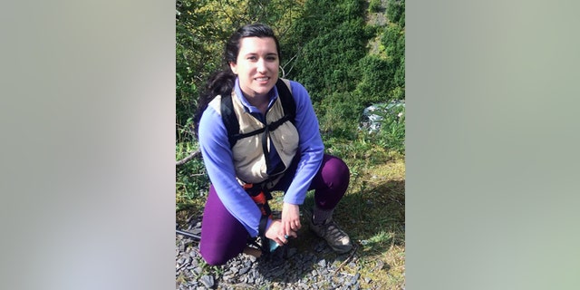 Plane passenger Sarah Luna began working at the Alaska Native Tribal Health Consortium last year.
