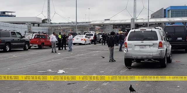 An American man was arrested after hitting 17 vehicles and running over 5 people during a chaotic incident near the San Ysidro Port of Entry on Monday.