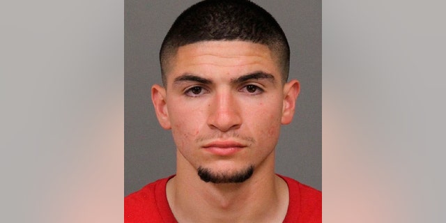 This Sunday, May 5, 2019, photo shows suspect Francisco Orozco, 19, from Oakland, Calif., in San Luis Obispo, Calif. Authorities arrested Orozco in connection with a shooting that injured six people at the Oceano Dunes Natural Preserve on California's central coast. (San Luis Obispo County Sheriff's Office via AP)