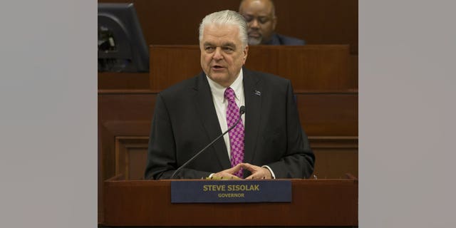 Nevada Gov. Steve Sisolak.
