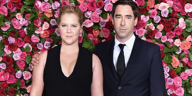 Amy Schumer and Chris Fischer attend the 72nd Annual Tony Awards at Radio City Music Hall on June 10, 2018 in New York City.
