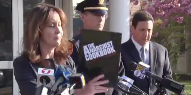 Suffolk County Police Commissioner Geraldine Hart announced the arrest of three students on Thursday for conspiring to build a bomb to detonate at Connetquot High School.