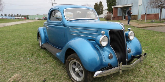 The 1936 3 Window Coupe is powered by Ford's legendary Flathead V8.