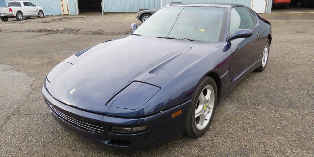 The Ferrari 456 GT is a 2+2 coupe with a top speed of 186 mph.