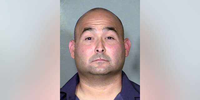 Former Bellagio casino craps dealer Mark Branco. (Clark County Detention Center /Las Vegas Metropolitan Police Department via AP) 