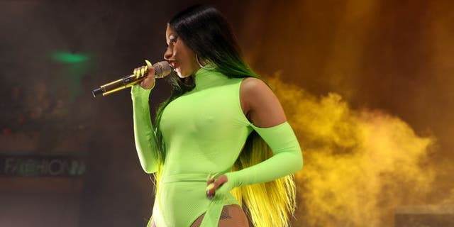 Cardi B performs onstage at Fashion Nova Presents: Party With Cardi at Hollywood Palladium on May 9, 2019 in Los Angeles, California. (Photo by Randy Shropshire/Getty Images for Fashion Nova)