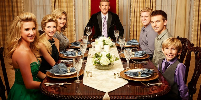 The Chrisley family posed for season 1 of their USA show in 2014.