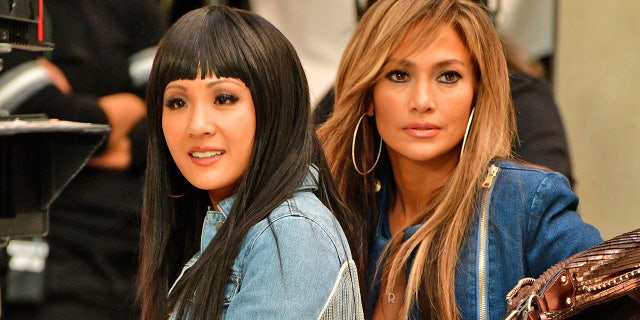 Constance Wu and Jennifer Lopez film 