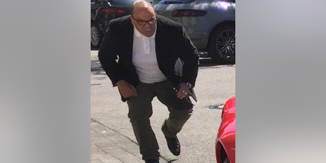 The suspect was caught on camera prior to the test drive.