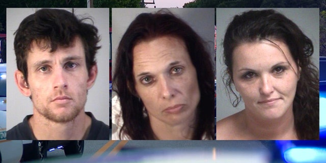 Brennan Dowling, 30, Rebecca Wagner, 36, and Stephanie Martin, 29, were arrested after a narcotic believed to be fentanyl was found in a vehicle they were in. A responding Lake County sheriff's deputy had to be given Narcan after coming in contact with the drug.