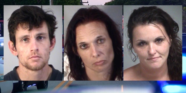 Brennan Dowling, 30, Rebecca Wagner, 36, and Stephanie Martin, 29, were arrested after a narcotic believed to be fentanyl was found in a vehicle they were in. A responding Lake County sheriff's deputy had to be given Narcan after coming in contact with the drug.