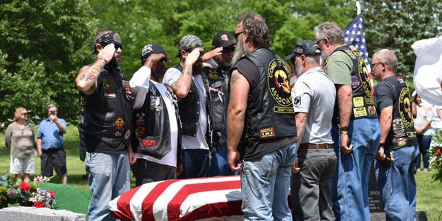 “My heart just told me you got to come and see this man off for serving his country," Kevin Moneace, of Hamilton, Ohio, told Fox 19 Cincinnati.