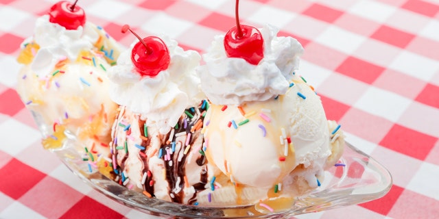 A cafe in Festus, Mo., started serving up the unusual "pickle split" sundae — swapping out the banana for a dill pickle spear — in April.