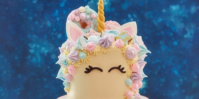 The unicorn cake did not quite look the way it was supposed to.