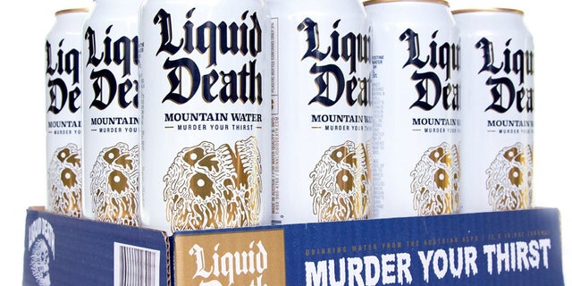 Liquid Death -- also known as water.