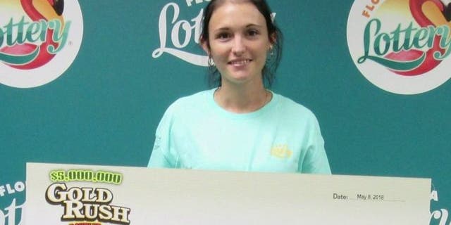 Last May, Karlee Harbst won $1 million in the Florida Lottery's Gold Rush game, according to reports. (Florida Lottery)