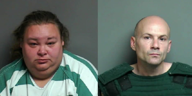 Michael Welch, right, and Misty George were sentenced Thursday after authorities said they hired a woman with disabilities for sex while forcing her to live in a shed.