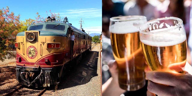 Some beers that will be featured on the train will be a fresh and citrusy Loco IPA 7.5%, a smooth and smoky 1849 Gold Rush Red Ale 5.7%, and a light and crisp Little Loco Session IPA 5.3%, all brewed by the Napa Palisades Beer Company.