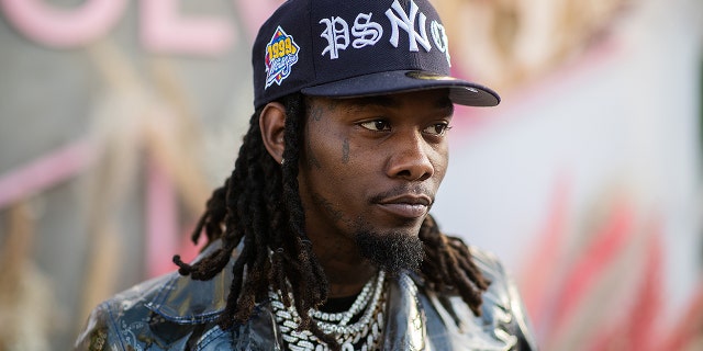 LA QUINTA, CALIFORNIA - APRIL 14: Offset is seen at Revolve Festival during Coachella Festival on April 14, 2019 in La Quinta, California. (Photo by Christian Vierig/Getty Images)