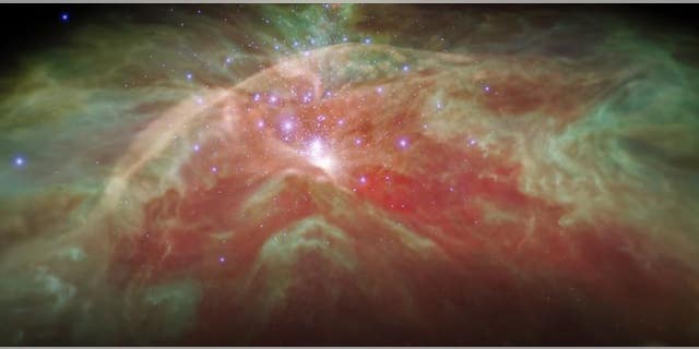 A video released by NASA provides a unique glimpse of the Orion Nebula.