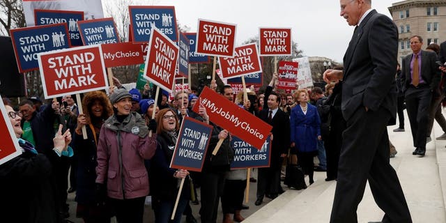 Mark Janus sued because he didn’t want a certain fee deducted from his paycheck to go toward a union just because he worked for the state. (Reuters/Leah Millis)