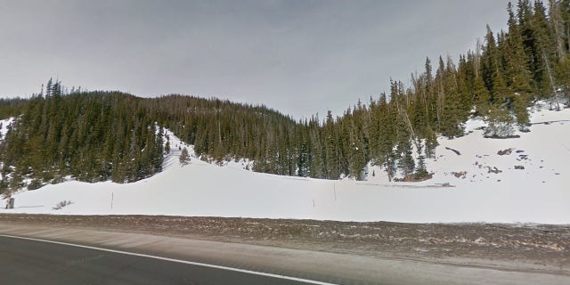 The steepness of the ramp can be seen in this Google Street View image, shot in winter.