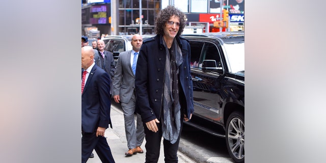 Stern is typically seen being chauffeured around NYC.