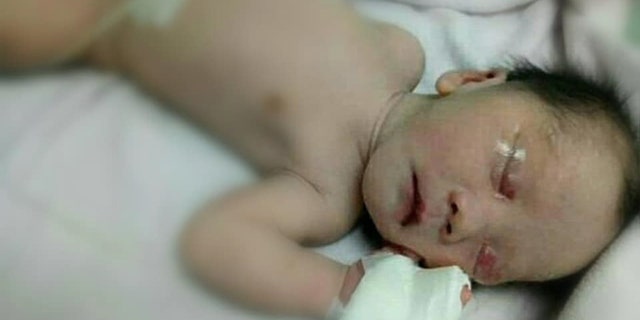 Nisaika frantically dug up the 5.2-lbs baby and took him to the hospital where doctors said the infant hadn't suffered any serious injuries. <br data-cke-eol="1">