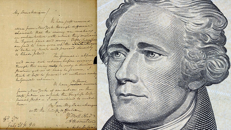 1780 Alexander Hamilton Letter Was Stolen More Than 74 Years - 