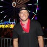"The Bachelor's" Colton Underwood parties in the desert, stopping by Neon Carnival with "POKÉMON Detective Pikachu" and presented by the LG Mobile Experience on April 27, 2019 in Thermal, Calif. 