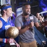 Lawrence Jones hosts the Pop-a-Shot challenge between Pete Hegseth and Abby Hornacek.