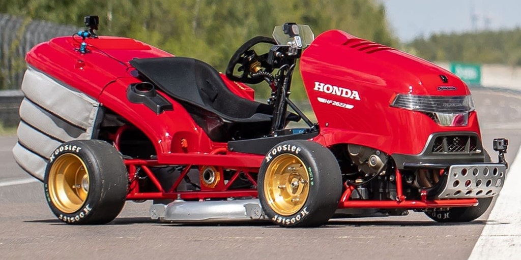 World's fastest lawnmower sale