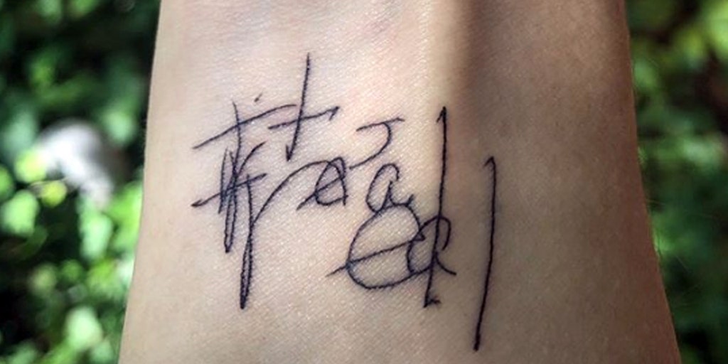 It's real' tattoo went viral on Instagram for its message about heaven