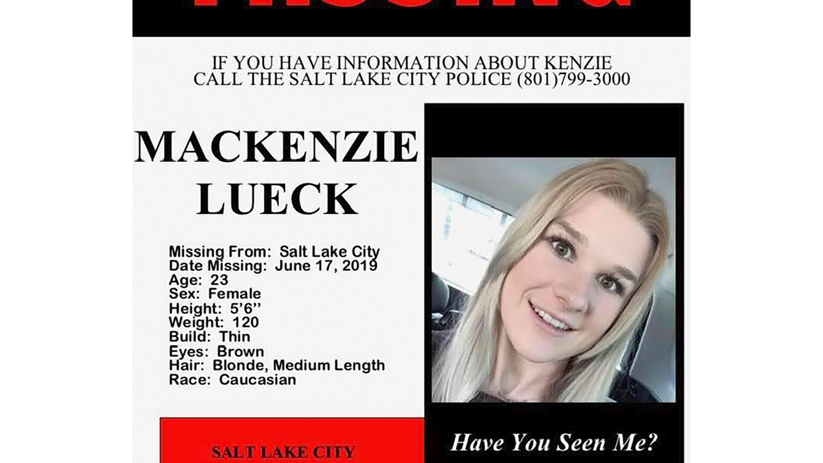 Mackenzie Lueck, 23, a senior at the University of Utah, was last seen more than one week ago.