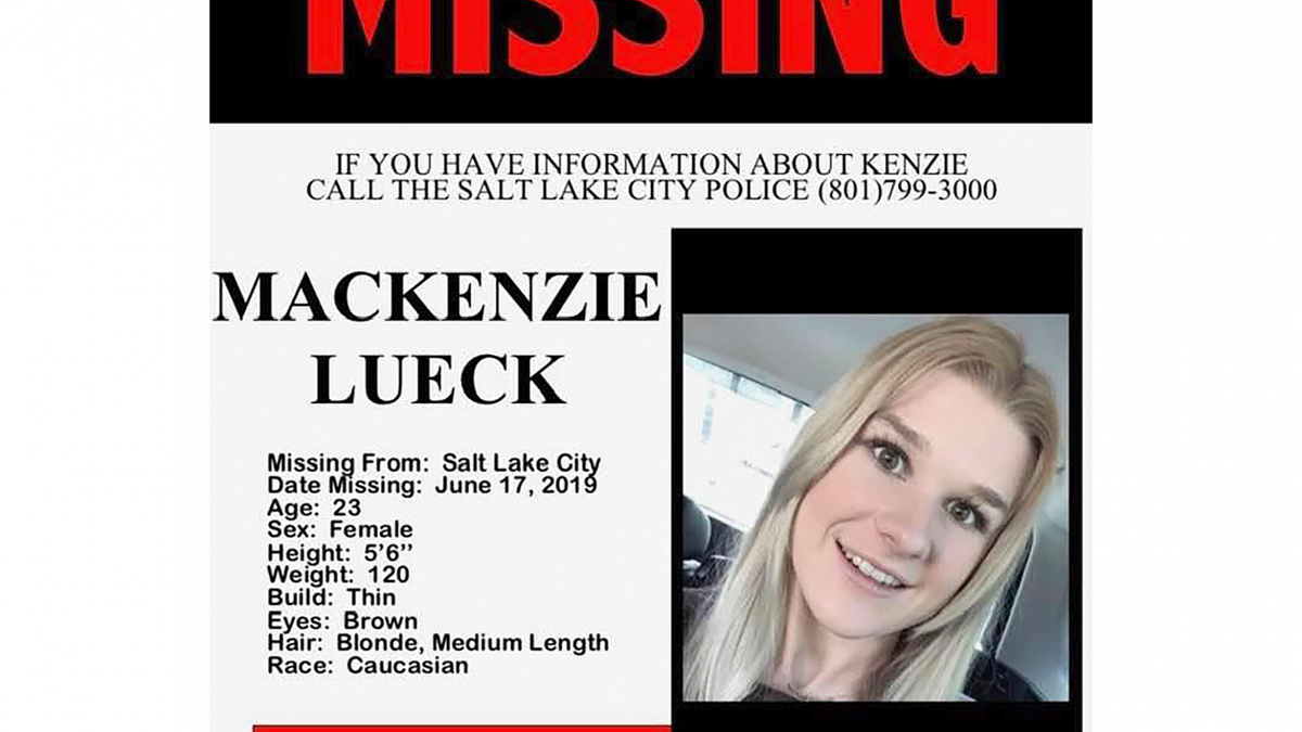 Mackenzie Lueck in an undated missing-persons poster. (Salt Lake City Police via AP)<br data-cke-eol="1">