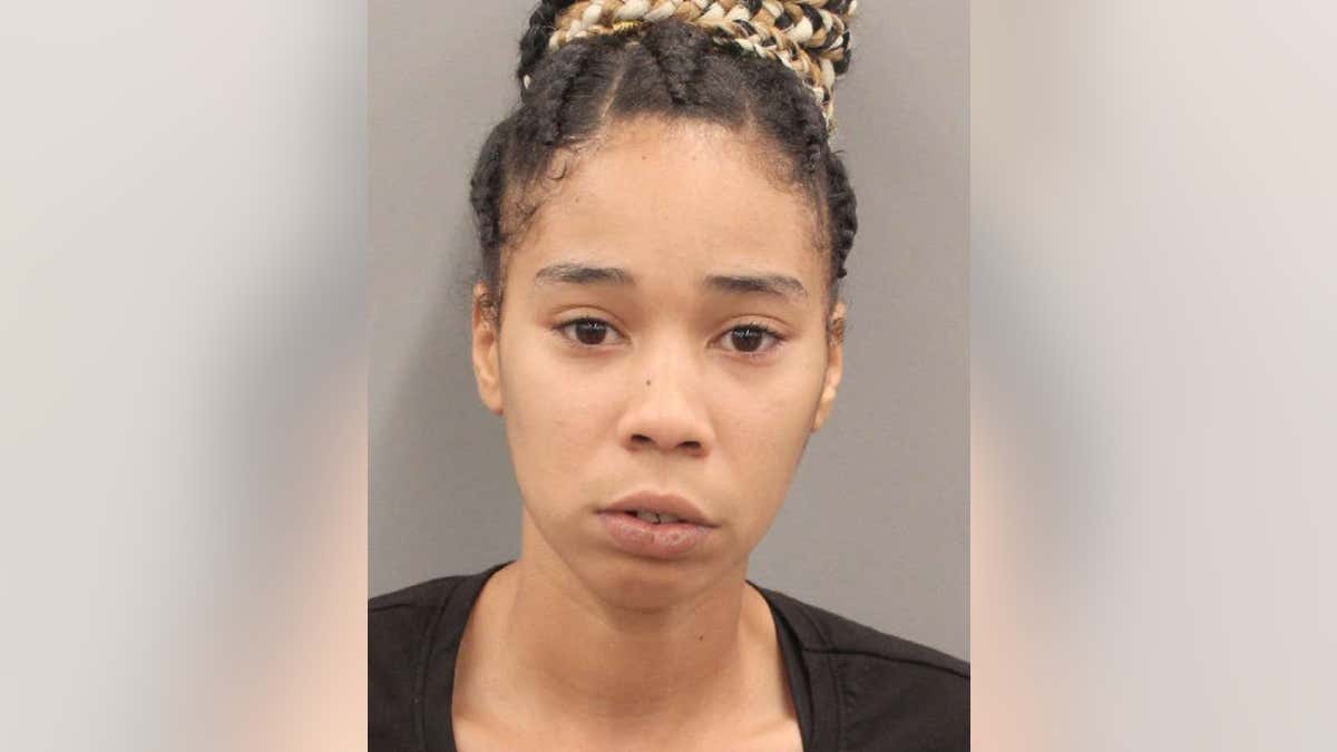 Lexus Stagg, 26, was charged with criminally negligent homicide in connection with the June 11 death of her son, authorities say. (Houston Police Department)