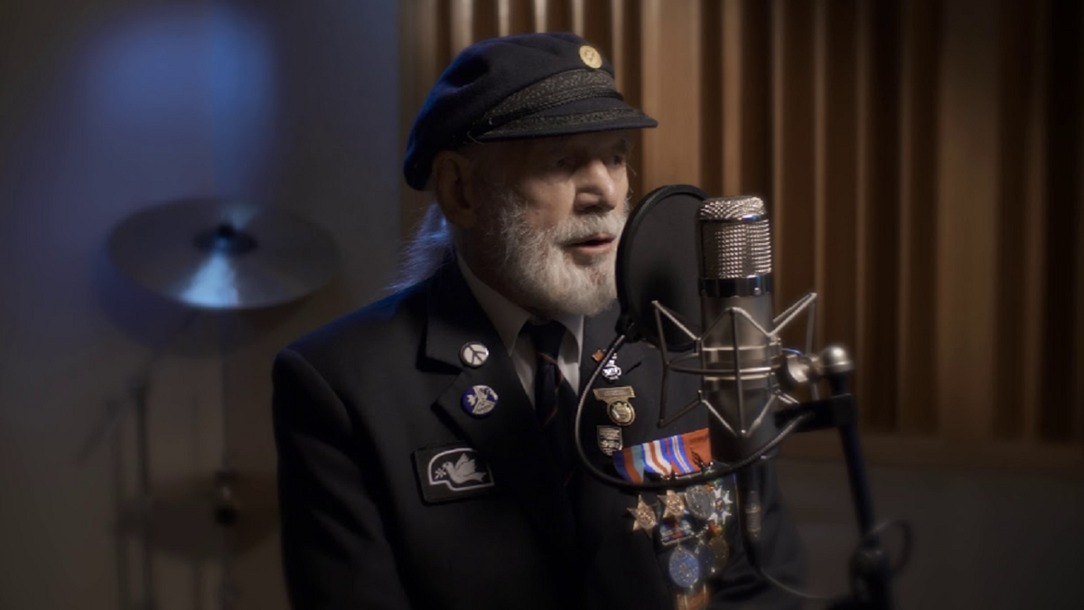 Jim Radford singing "Shores of Normandy."