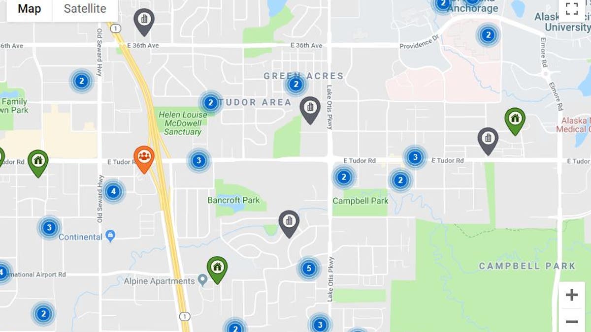 A screenshot of the sex offender registry in Anchorage. The Alaska Supreme Court ruled Friday that the registry law violates offenders rights the due process.