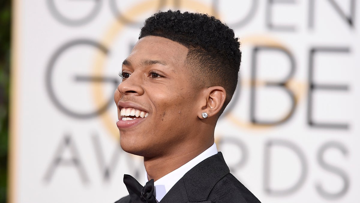 FILE - In this Jan. 10, 2016 file photo, Bryshere Y. Gray arrives at the 73rd annual Golden Globe Awards in Beverly Hills, Calif. Gray, who plays a younger brother of Jussie Smollett's character on the Chicago-based TV show 