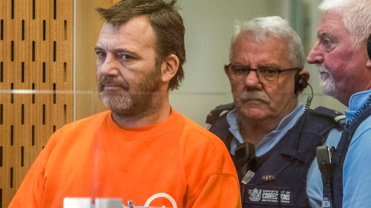 Philip Arps, left, was sentenced to 21 months in prison on Tuesday for sharing a video of the New Zealand mosque attacks.