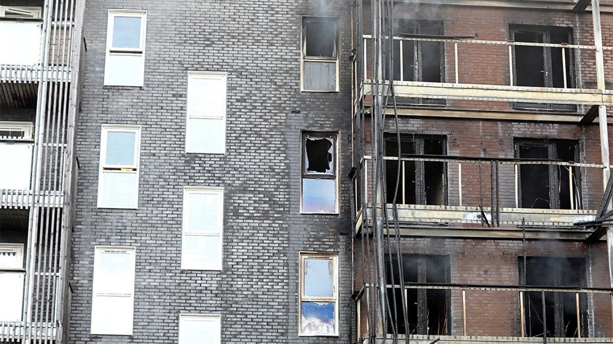 The fire in London destroyed some 20 apartments.
