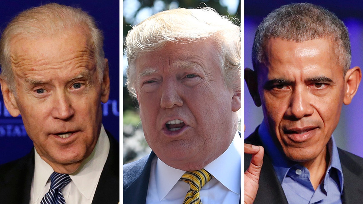 President Trump has renewed his attacks on Joe Biden, this time questioning why former President Barack Obama hasn't endorsed his ex-VP.