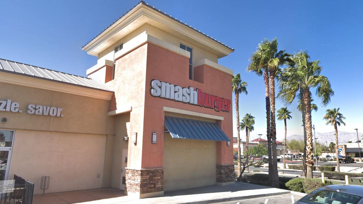 An exterior shot of a Smashburger location near near Ann Road and US 95 in Las Vegas, where the alleged incident recently occured.