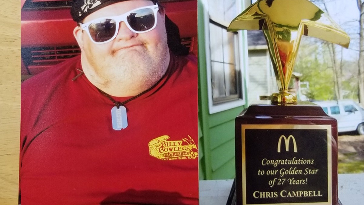 Chris Campbell, who has Down syndrome and was without life insurance, died Tuesday. (GoFundMe)