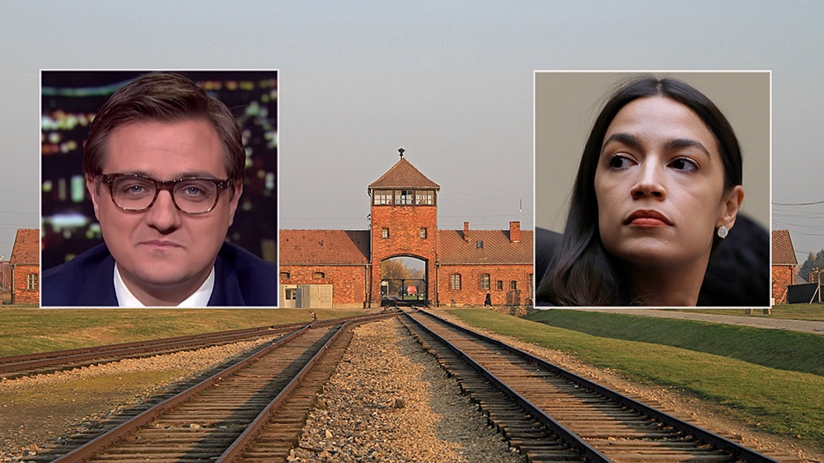The Auschwitz Memorial responded to MSNBC host Chris Hayes defending Alexandria Ocasio-Cortez’s rhetoric on concentration camps. (AusciStock/MSNBC/AP)