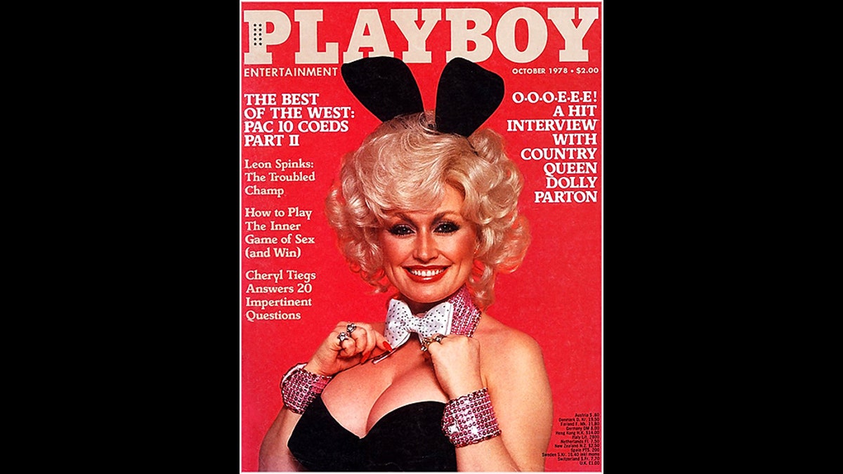 Dolly Parton posed for Playboy in 1978. (Playboy)