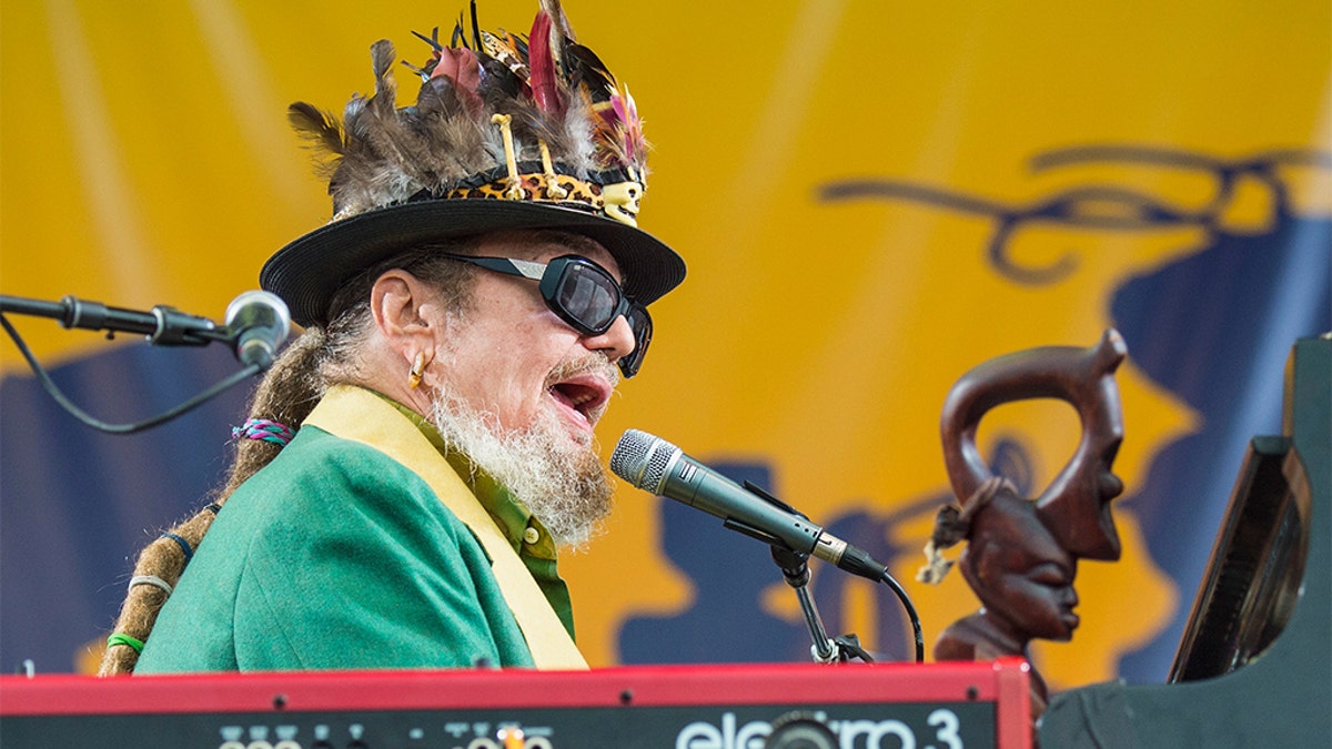 Dr. John performing during the 2017 New Orleans Jazz &amp; Heritage Festival. (Erika Goldring/Getty Images, File)