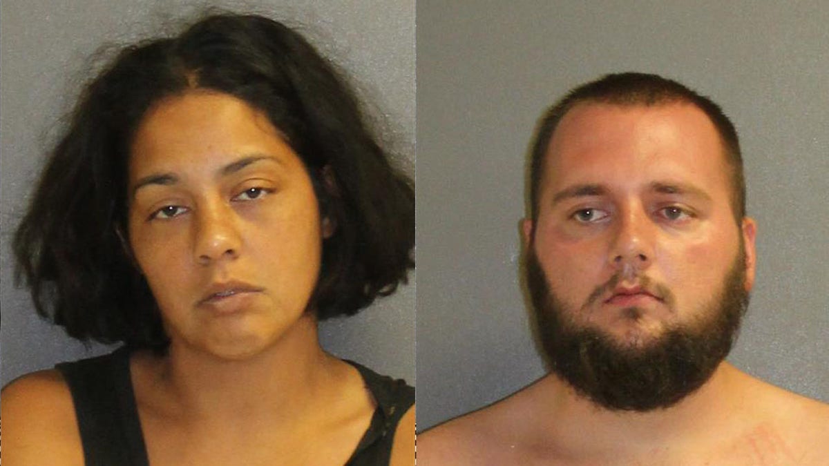 Yajaira Tirado, 28, and Jacob Krueger, 25, were arrested on child neglect charges on Monday after their toddler was discovered on the side of a highway in Florida.