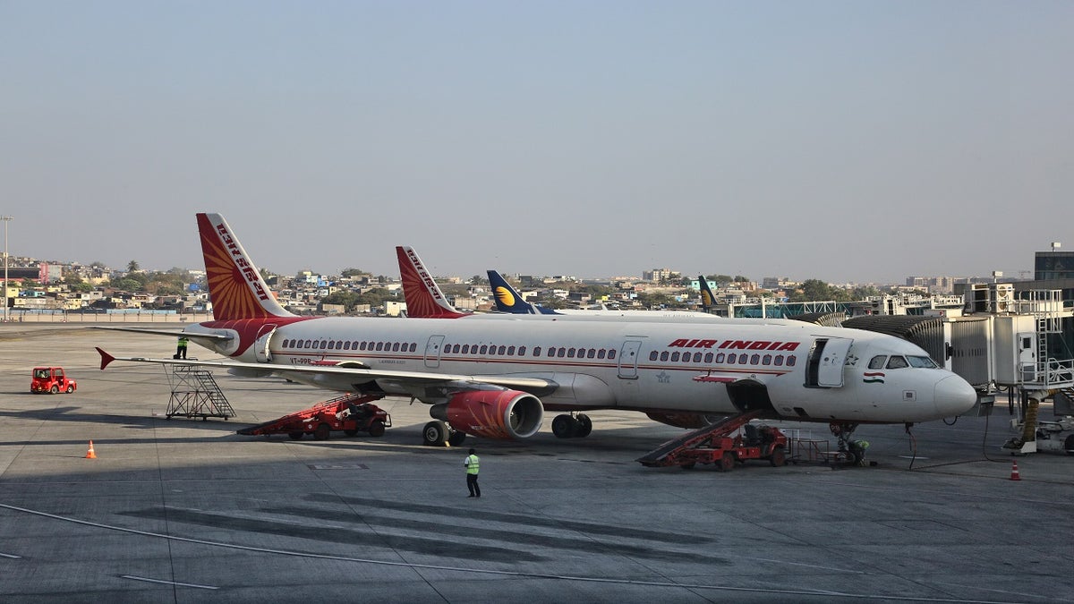 Air India airplanes at Chhatrapati Shivaji Maharaj International Airport in Mumbai, Maharashtra, India. (Photo by Creative Touch Imaging Ltd./NurPhoto via Getty Images)