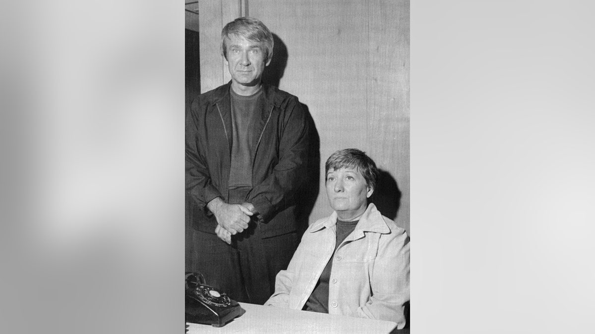 Marshall Herff Applewhite and Bonnie Lu Trusdale Nettles arrested by local police on Aug. 28, 1974. Applewhite was charged with auto theft and Nettles with the fraudulent use of credit cards.